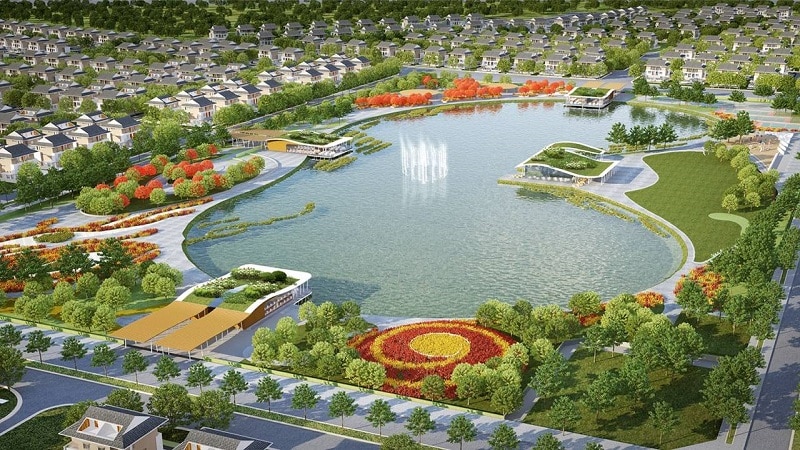 cây xanh cảnh quan đô thị mang lại bầu không khí xanh sạch cho con người