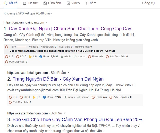 cung cấp cây xanh Hà Nội