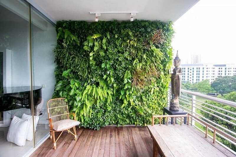 Thiết kế vườn tường cây xanh cho ban công | Cây Xanh Đại Ngàn