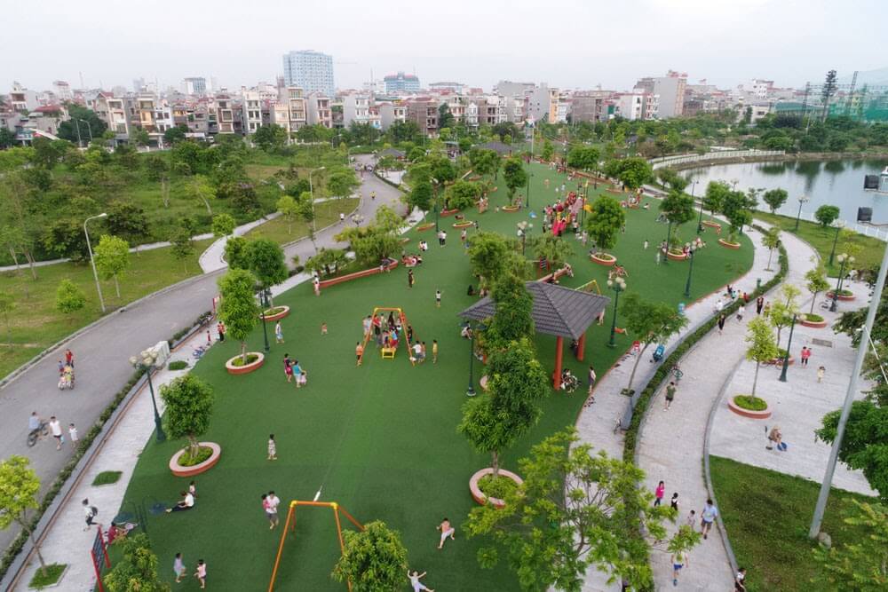 cây xanh cảnh quan đô thị Bắc Giang